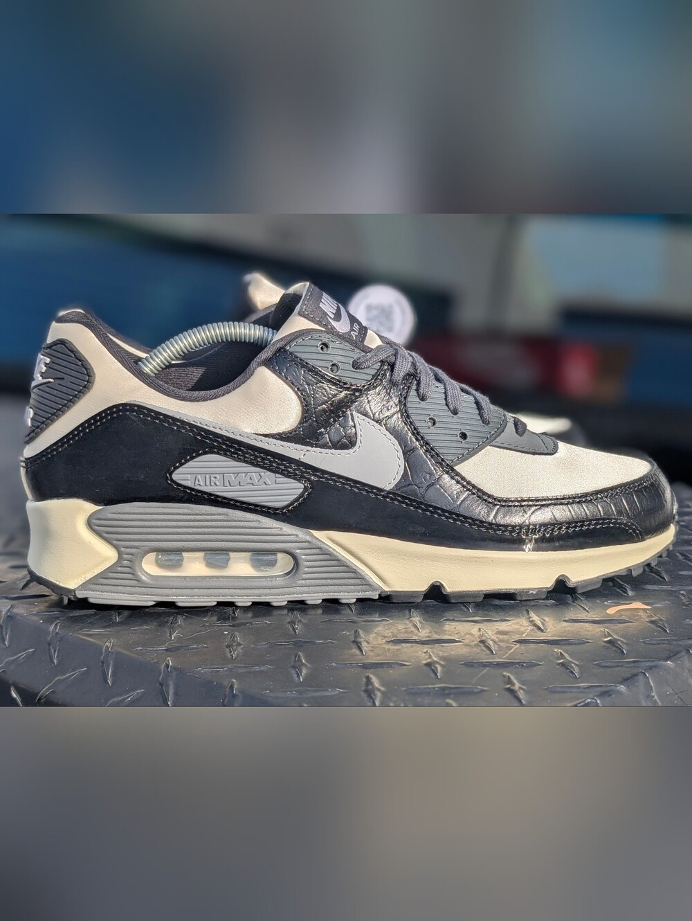Nuke Air Max 90 Crocodile Smoke Grey Size 12